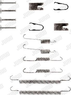 Jurid 771305J - Комплектующие, барабанный тормозной механизм autosila-amz.com