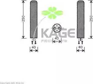 Kager 94-5516 - Осушитель, кондиционер autosila-amz.com