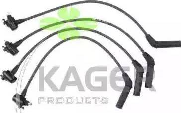 Kager 64-1201 - Комплект проводов зажигания autosila-amz.com