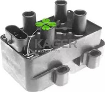 Kager 60-0042 - Катушка зажигания autosila-amz.com