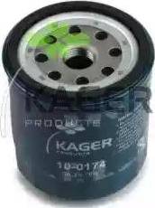 Kager 10-0174 - Масляный фильтр autosila-amz.com