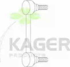 Kager 850258 - Тяга / стойка, стабилизатор autosila-amz.com