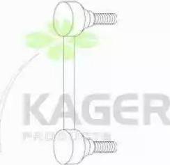 Kager 850269 - Тяга / стойка, стабилизатор autosila-amz.com
