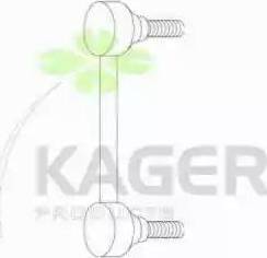 Kager 850280 - Тяга / стойка, стабилизатор autosila-amz.com