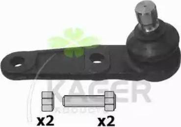 Kager 880131 - Шаровая опора, несущий / направляющий шарнир autosila-amz.com