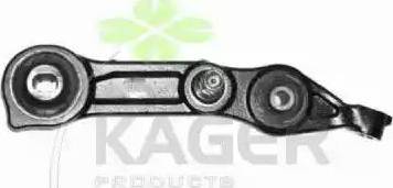 Kager 870802 - Сайлентблок, рычаг подвески колеса autosila-amz.com