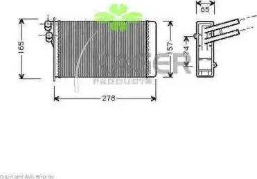 Kager 32-0002 - Теплообменник, отопление салона autosila-amz.com