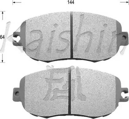 Kaishin D2129 - Тормозные колодки, дисковые, комплект autosila-amz.com