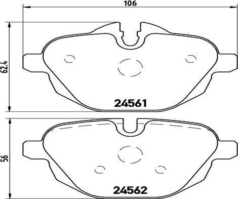 Kaishin FK20092 - Тормозные колодки, дисковые, комплект autosila-amz.com