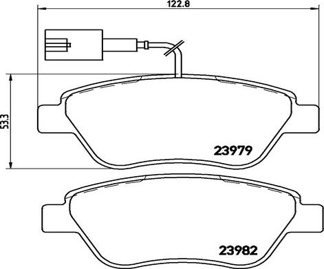 Kaishin FK20006 - Тормозные колодки, дисковые, комплект autosila-amz.com