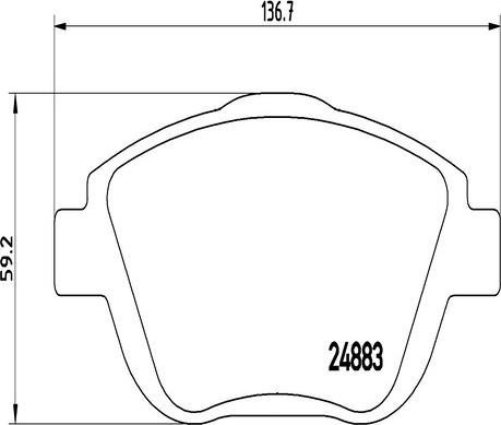 Kaishin FK20085 - Тормозные колодки, дисковые, комплект autosila-amz.com