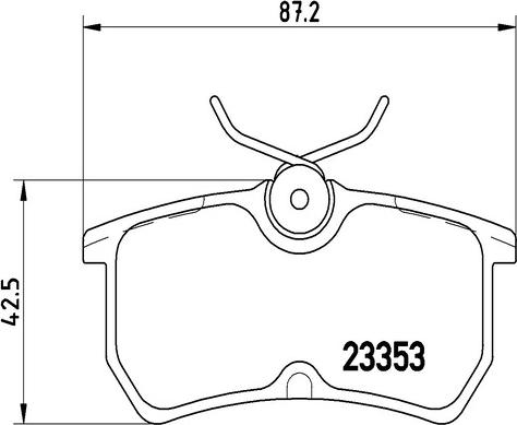 Kaishin FK20072 - Тормозные колодки, дисковые, комплект autosila-amz.com