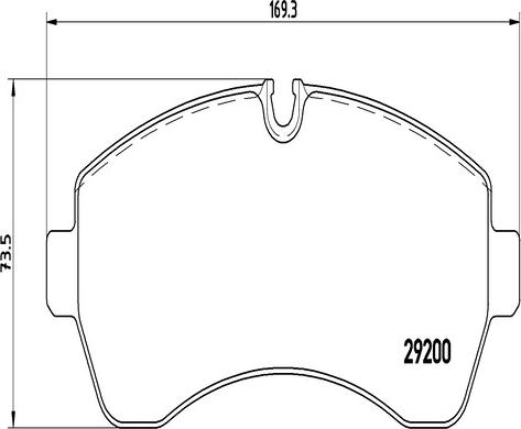 Kaishin FK20266 - Тормозные колодки, дисковые, комплект autosila-amz.com