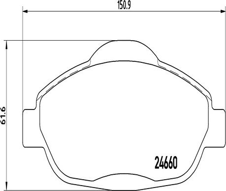 Kaishin FK20260 - Тормозные колодки, дисковые, комплект autosila-amz.com