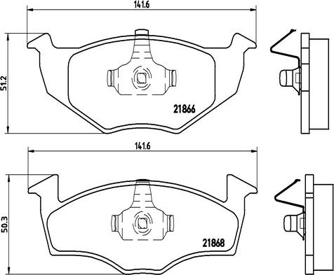 Kaishin FK20216 - Тормозные колодки, дисковые, комплект autosila-amz.com