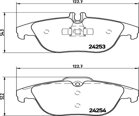 Kaishin FK20232 - Тормозные колодки, дисковые, комплект autosila-amz.com