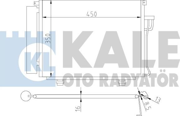 KALE OTO RADYATÖR 391800 - Конденсатор кондиционера autosila-amz.com