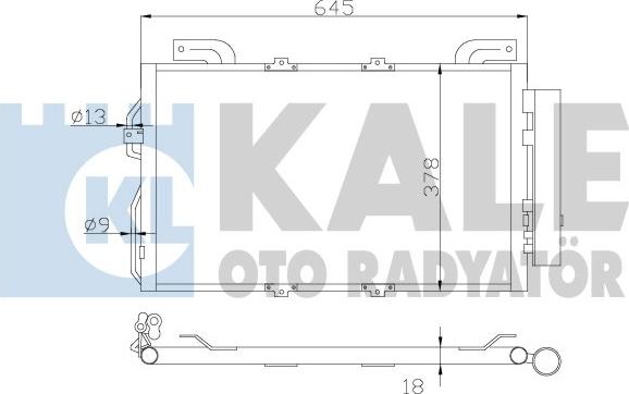 KALE OTO RADYATÖR 392900 - Конденсатор кондиционера autosila-amz.com