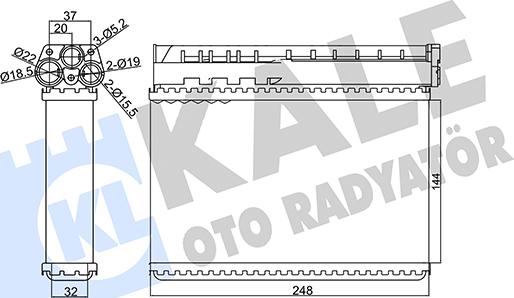 KALE OTO RADYATÖR 346270 - Теплообменник, отопление салона autosila-amz.com