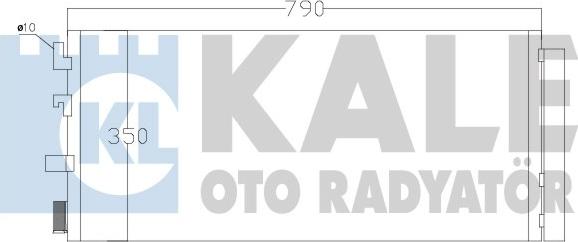 KALE OTO RADYATÖR 342560 - Конденсатор кондиционера autosila-amz.com