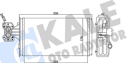 KALE OTO RADYATÖR 355275 - Теплообменник, отопление салона autosila-amz.com