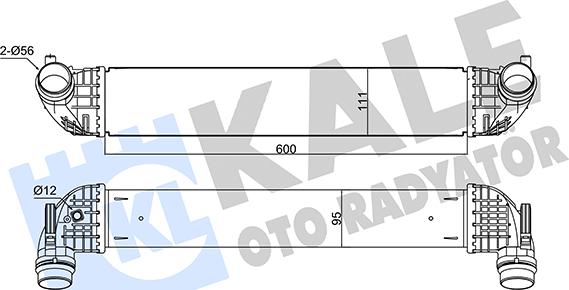 KALE OTO RADYATÖR 356085 - Интеркулер, теплообменник турбины autosila-amz.com