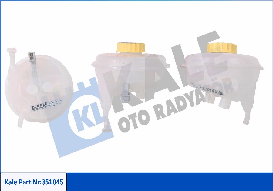 KALE OTO RADYATÖR 351045 - Компенсационный бак, гидравлического масла усилителя руля autosila-amz.com
