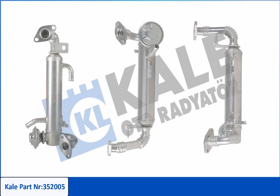 KALE OTO RADYATÖR 352005 - Радиатор, рециркуляция ОГ autosila-amz.com