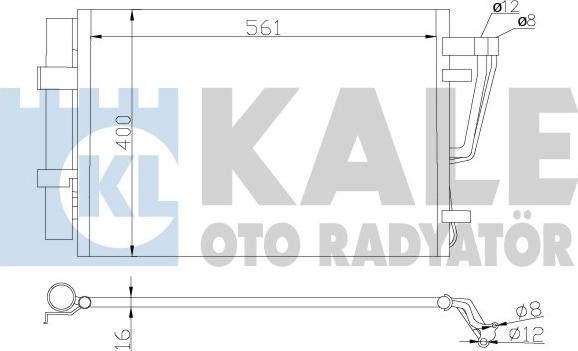 KALE OTO RADYATÖR 379200 - Конденсатор кондиционера autosila-amz.com