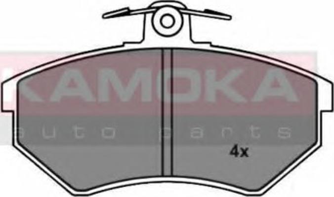 Kamoka 1011550BQ - Тормозные колодки, дисковые, комплект autosila-amz.com