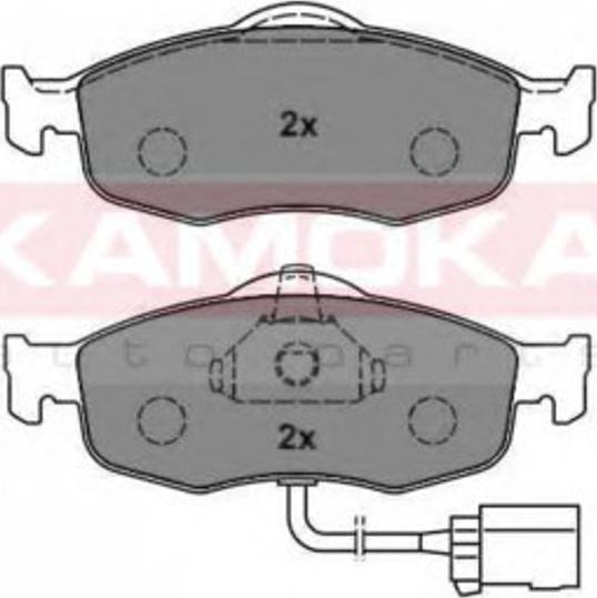 Kamoka 1011532 - Тормозные колодки, дисковые, комплект autosila-amz.com