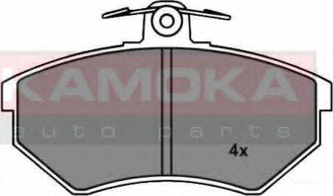 Kamoka 1011814 - Тормозные колодки, дисковые, комплект autosila-amz.com