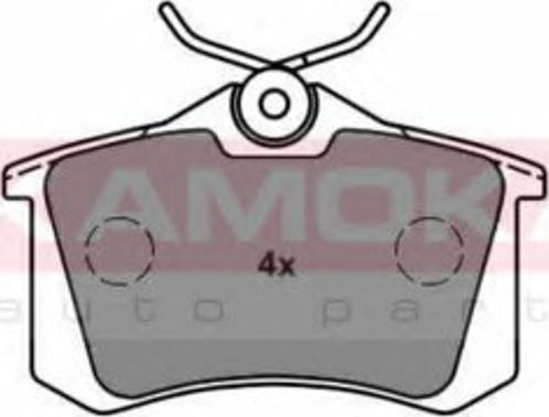 Kamoka 1013576 - Тормозные колодки, дисковые, комплект autosila-amz.com