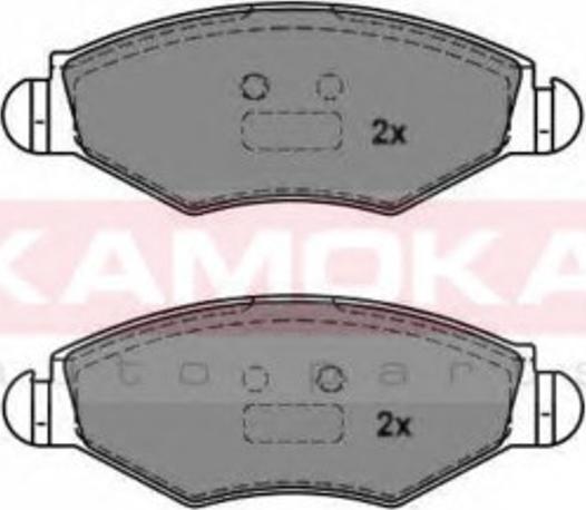 Kamoka 1012756 - Тормозные колодки, дисковые, комплект autosila-amz.com