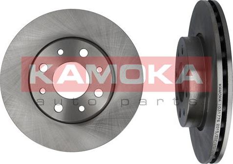 Kamoka 1031776 - Тормозной диск autosila-amz.com