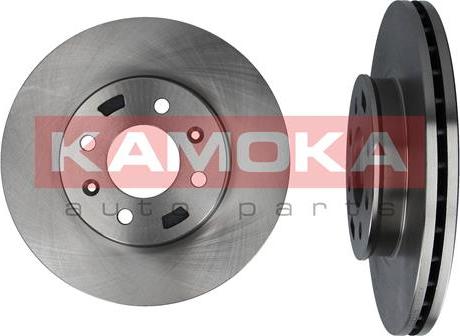 Kamoka 1033206 - Диск тормозной перед. вент. HYUNDAI ACCENTIII 05->,I20 08->,KIA RIO II 05-> autosila-amz.com