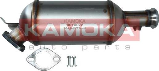 Kamoka 8010072 - Сажевый / частичный фильтр, система выхлопа ОГ autosila-amz.com
