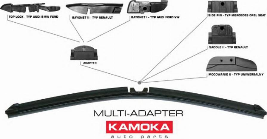 Kamoka 27575 - Щетка стеклоочистителя autosila-amz.com