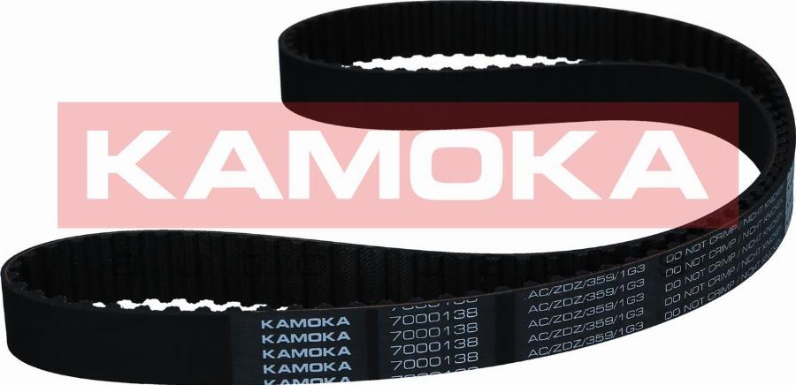 Kamoka 7000138 - Зубчатый ремень ГРМ autosila-amz.com