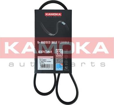 Kamoka 7014051 - V- RIBBED BELT FLEXIBLE 4 PK 922 autosila-amz.com