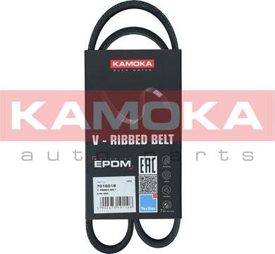 Kamoka 7016018 - Поликлиновой ремень autosila-amz.com