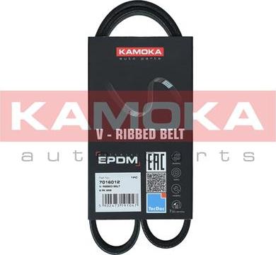 Kamoka 7016012 - Поликлиновой ремень autosila-amz.com