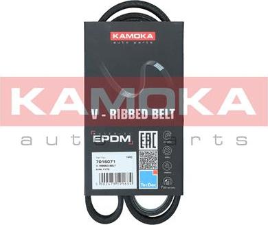 Kamoka 7016071 - Поликлиновой ремень autosila-amz.com