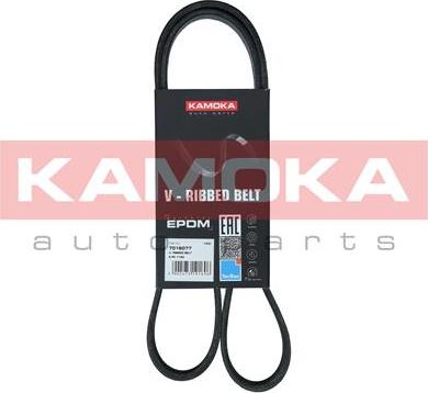 Kamoka 7016077 - Поликлиновой ремень autosila-amz.com