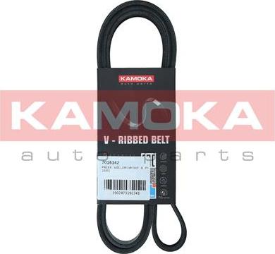 Kamoka 7016142 - Поликлиновой ремень autosila-amz.com