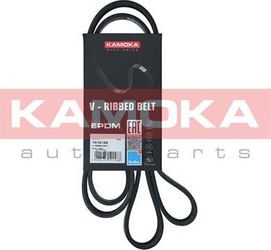 Kamoka 7016156 - Поликлиновой ремень autosila-amz.com