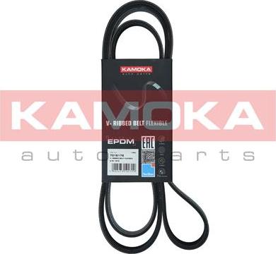 Kamoka 7016178 - Поликлиновой ремень autosila-amz.com