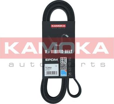 Kamoka 7016204 - Поликлиновой ремень autosila-amz.com