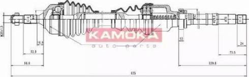 Kamoka CT1138908 - Приводной вал autosila-amz.com