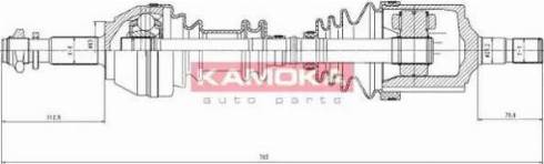 Kamoka CT1138913 - Приводной вал autosila-amz.com